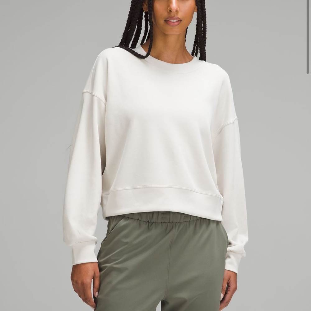 Lululemon Softstreme Perfectly Oversized Cropped Crew